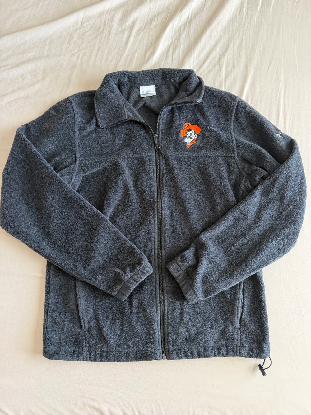 Columbia OSU Cowboys Embroidered Full Zip Fleece Jacket (M)